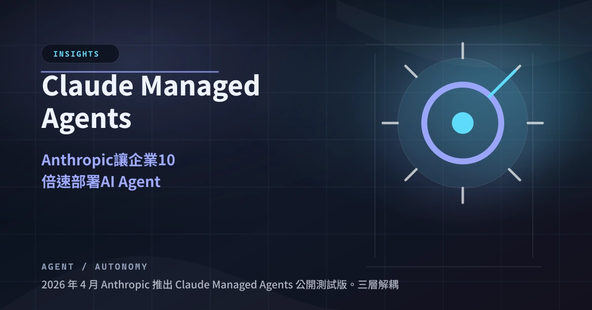 Claude Managed Agents：Anthropic 企業級 Agent 託管平台