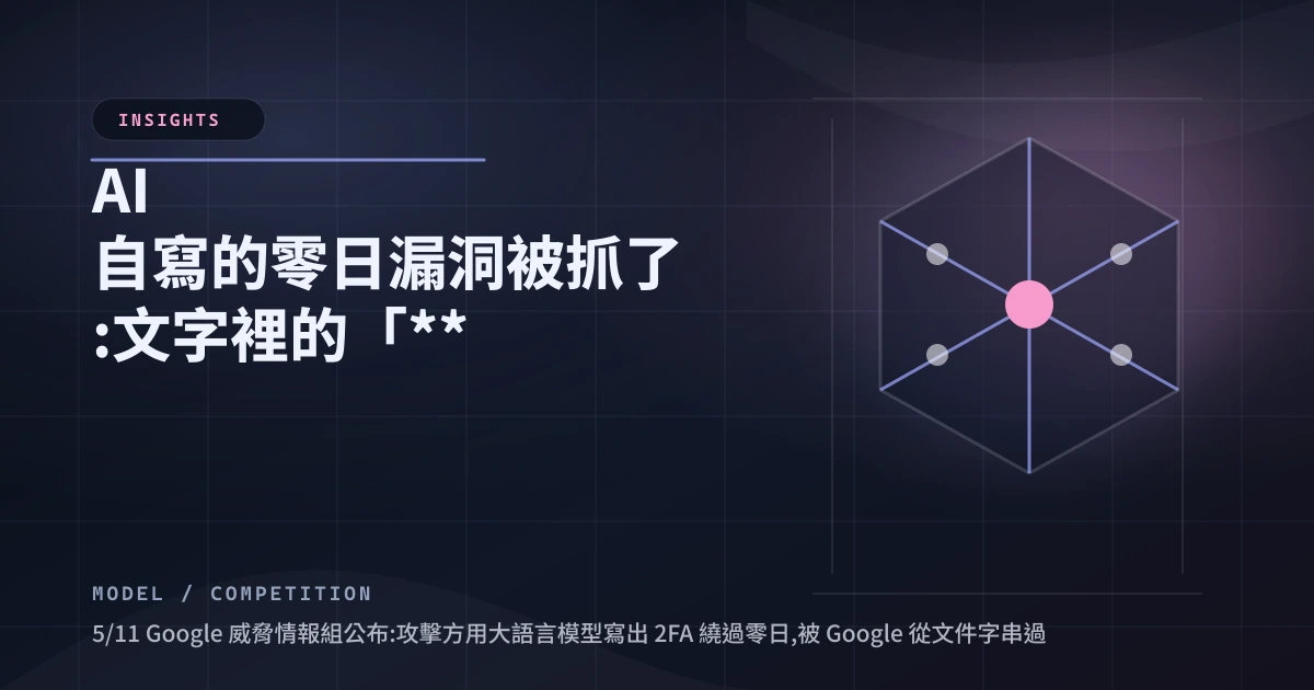 AI 自寫的零日漏洞被抓了:文字裡的「**幻覺 CVSS 分數**」成為破案線索