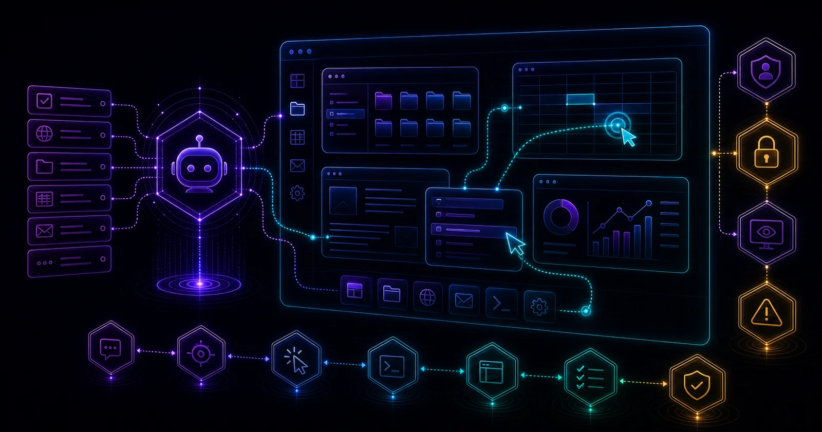 Claude Computer Use 安全分流圖，銀行內網與個資表單被標成禁止交給 AI 操作
